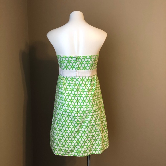 Lilly Pulitzer Floral Strapless Dress | Sz 10 - Picture 3 of 6